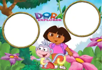Fotoefect din categoria Diverse pentru copii № 103844. Inscripție pe ramă: Dora