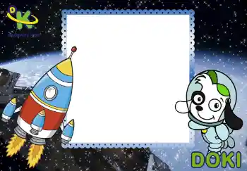 Fotoefect din categoria Diverse pentru copii № 118962. Inscripție pe ramă: Doki Fotoefect din categoria Diverse pentru copii № 118962. Inscripție pe ramă: Doki