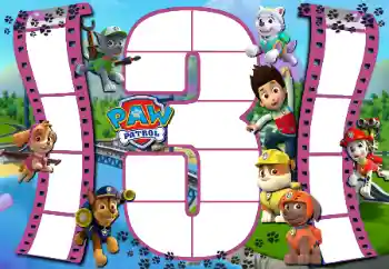 Fotoefect din categoria Diverse pentru copii № 128581. Inscripție pe ramă: PAW Patrol