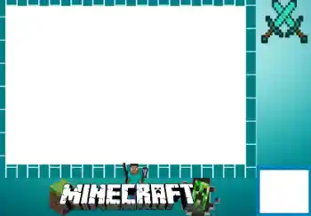 Fotoefect din categoria Diverse pentru copii № 131541. Inscripție pe ramă: Minecraft
