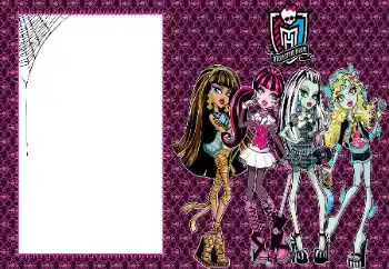 Fotoefect din categoria Diverse pentru copii № 154367. Inscripție pe ramă: Monster High
