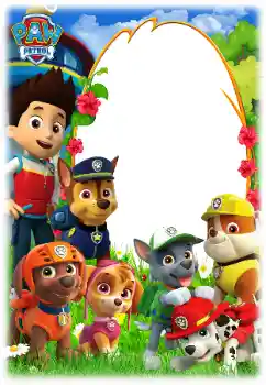 Fotoefect din categoria Diverse pentru copii № 158461. Inscripție pe ramă: PAW Patrol