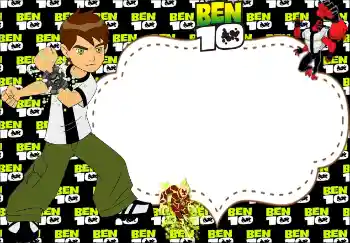 Fotoefect din categoria Diverse pentru copii № 159474. Inscripție pe ramă: Ben 10