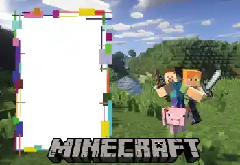 Fotoefect din categoria Diverse pentru copii № 166508. Inscripție pe ramă: Minecraft