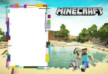 Fotoefect din categoria Diverse pentru copii № 166510. Inscripție pe ramă: Minecraft