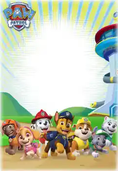 Fotoefect din categoria Diverse pentru copii № 170662. Inscripție pe ramă: PAW Patrol