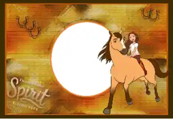 Fotoefect din categoria Diverse pentru copii № 171807. Inscripție pe ramă: Spirit riding free Fotoefect din categoria Diverse pentru copii № 171807. Inscripție pe ramă: Spirit riding free