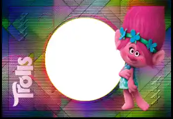 Fotoefect din categoria Diverse pentru copii № 188219. Inscripție pe ramă: Trolls Fotoefect din categoria Diverse pentru copii № 188219. Inscripție pe ramă: Trolls