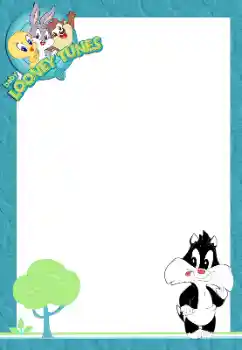 Fotoefect din categoria Diverse pentru copii № 198812. Inscripție pe ramă: Baby Looney Tunes