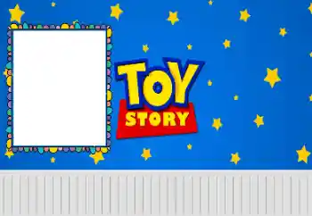 Fotoefect din categoria Diverse pentru copii № 206126. Inscripție pe ramă: Toy story