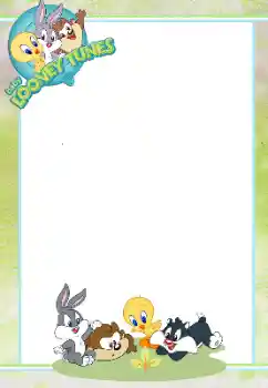 Fotoefect din categoria Diverse pentru copii № 52283. Inscripție pe ramă: Baby Looney Tunes