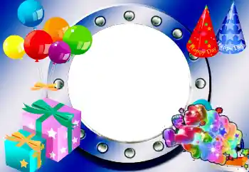 Fotoefect din categoria Sărbători pentru copii № 38327. Inscripție pe ramă: Happy Day