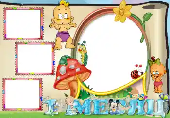 Fotoefect din categoria Primul an № 26714. Inscripție pe ramă: 1 lună