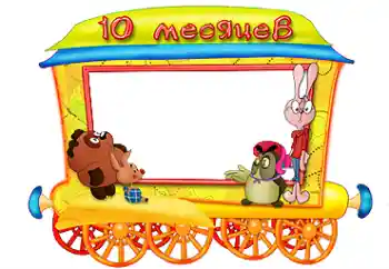 Fotoefect din categoria Primul an № 87717. Inscripție pe ramă: 10 luni