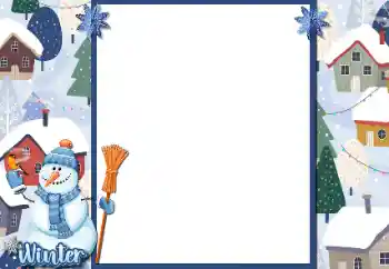 Fotoefect din categoria Distracții de iarnă № 205734. Inscripție pe ramă: Iarnă