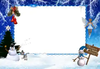 Fotoefect din categoria Distracții de iarnă № 36131. Inscripție pe ramă: Happy Holidays!