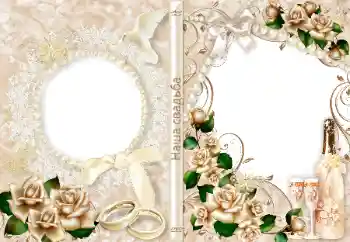 Fotoefect din categoria Coperti DVD № 65703. Inscripție pe ramă: Nunta noastră