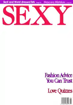 Fotoefect din categoria Reviste № 4695. Inscripție pe ramă: Sexy Fotoefect din categoria Reviste № 4695. Inscripție pe ramă: Sexy