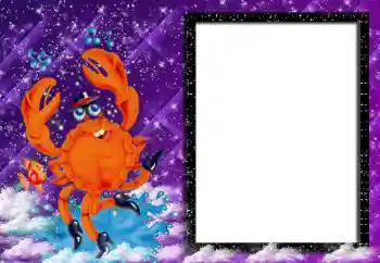 Fotoefect din categoria Zodiac № 162131. Inscripție pe ramă: Rac