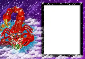 Fotoefect din categoria Zodiac № 162133. Inscripție pe ramă: Scorpion