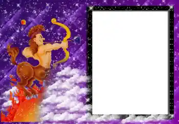 Fotoefect din categoria Zodiac № 162134. Inscripție pe ramă: Săgetător