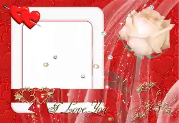 Fotoefect din categoria Rame pentru îndrăgostiți № 121066. Inscripție pe ramă: I love you
