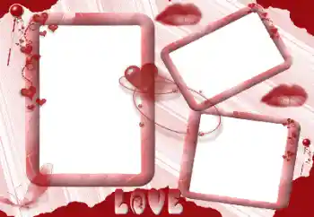Fotoefect din categoria Rame pentru îndrăgostiți № 26535. Inscripție pe ramă: Love