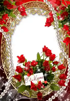 Fotoefect din categoria Felicitări de 8 Martie № 4673. Inscripție pe ramă: De 8 Martie