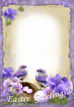 Fotoefect din categoria Felicitări de Paște № 124290. Inscripție pe ramă: Paște fericit! Fotoefect din categoria Felicitări de Paște № 124290. Inscripție pe ramă: Paște fericit!
