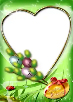 Fotoefect din categoria Felicitări de Paște № 969. Inscripție pe ramă: Христос Воскрес! Fotoefect din categoria Felicitări de Paște № 969. Inscripție pe ramă: Христос Воскрес!