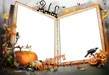 Fotoefect din categoria Diverse sărbători № 124304. Inscripție pe ramă: Happy Halloween