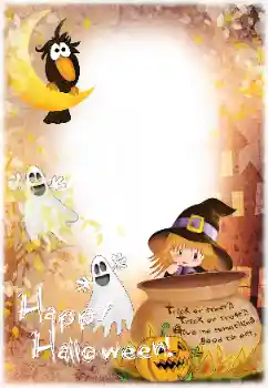 Fotoefect din categoria Diverse sărbători № 129973. Inscripție pe ramă: Happy Halloween