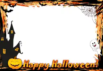 Fotoefect din categoria Diverse sărbători № 154389. Inscripție pe ramă: Happy Halloween Fotoefect din categoria Diverse sărbători № 154389. Inscripție pe ramă: Happy Halloween
