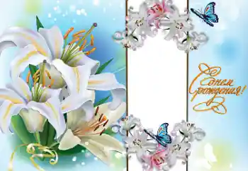 Fotoefect din categoria Diverse sărbători № 158453. Inscripție pe ramă: Felicitări! Fotoefect din categoria Diverse sărbători № 158453. Inscripție pe ramă: Felicitări!