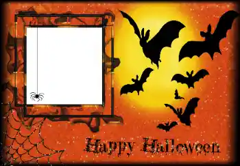 Fotoefect din categoria Diverse sărbători № 162004. Inscripție pe ramă: Happy Halloween Fotoefect din categoria Diverse sărbători № 162004. Inscripție pe ramă: Happy Halloween