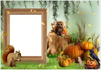 Fotoefect din categoria Diverse sărbători № 205586. Inscripție pe ramă: Happy Halloween