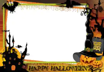 Fotoefect din categoria Diverse sărbători № 60306. Inscripție pe ramă: Happy Halloween Fotoefect din categoria Diverse sărbători № 60306. Inscripție pe ramă: Happy Halloween