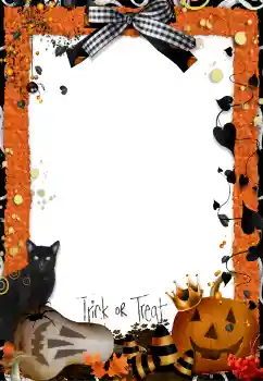 Fotoefect din categoria Diverse sărbători № 84064. Inscripție pe ramă: Trick or Treat Fotoefect din categoria Diverse sărbători № 84064. Inscripție pe ramă: Trick or Treat