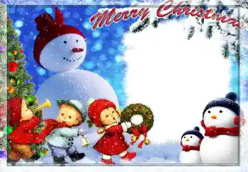 Fotoefect din categoria Felicitări de Crăciun № 3390. Inscripție pe ramă: Crăciun fericit! Fotoefect din categoria Felicitări de Crăciun № 3390. Inscripție pe ramă: Crăciun fericit!