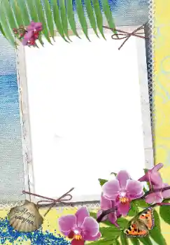 Fotoefect din categoria Vară № 20258. Inscripție pe ramă: Море, лагуна...