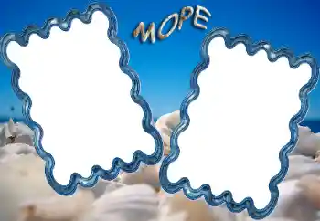 Fotoefect din categoria Vară № 88089. Inscripție pe ramă: La mare
