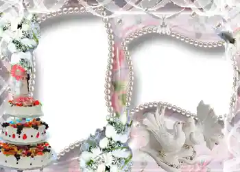 Fotoefect din categoria Rame foto de nuntă № 1073