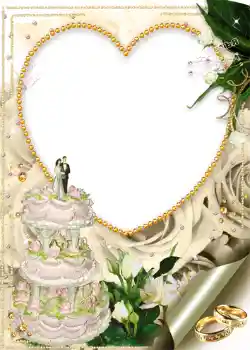 Fotoefect din categoria Rame foto de nuntă № 1080