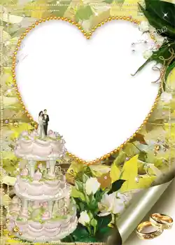 Fotoefect din categoria Rame foto de nuntă № 1081