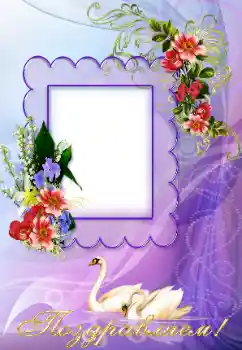 Fotoefect din categoria Rame foto de nuntă № 133039. Inscripție pe ramă: Felicitări!