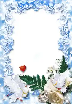 Fotoefect din categoria Rame foto de nuntă № 1630