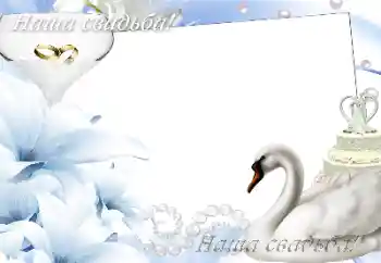 Fotoefect din categoria Rame foto de nuntă № 166419. Inscripție pe ramă: Nunta noastră