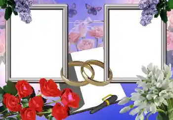 Fotoefect din categoria Rame foto de nuntă № 45807