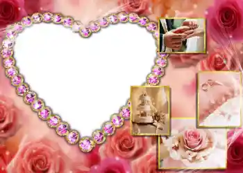 Fotoefect din categoria Rame foto de nuntă № 79